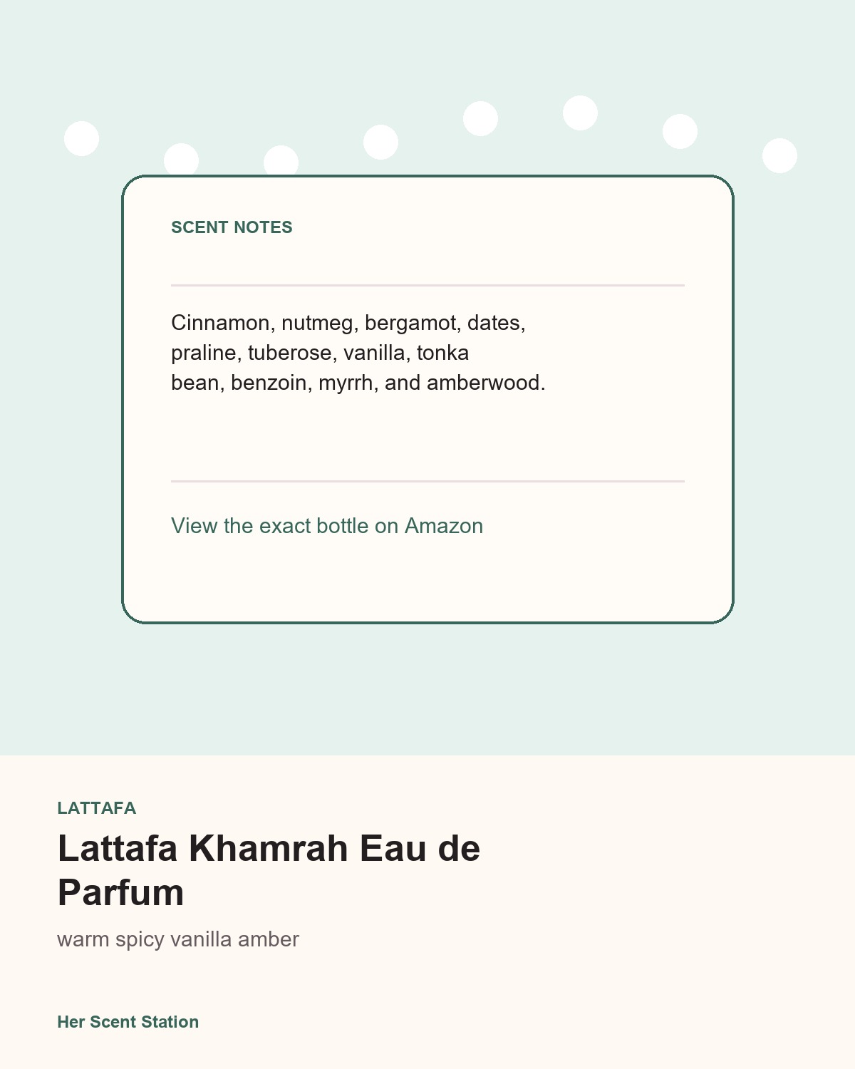 Lattafa Khamrah Eau de Parfum