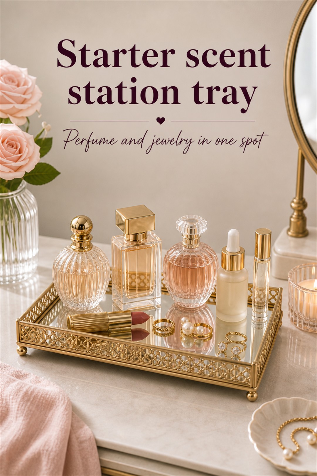 small scent station starter tray for Her Scent Station