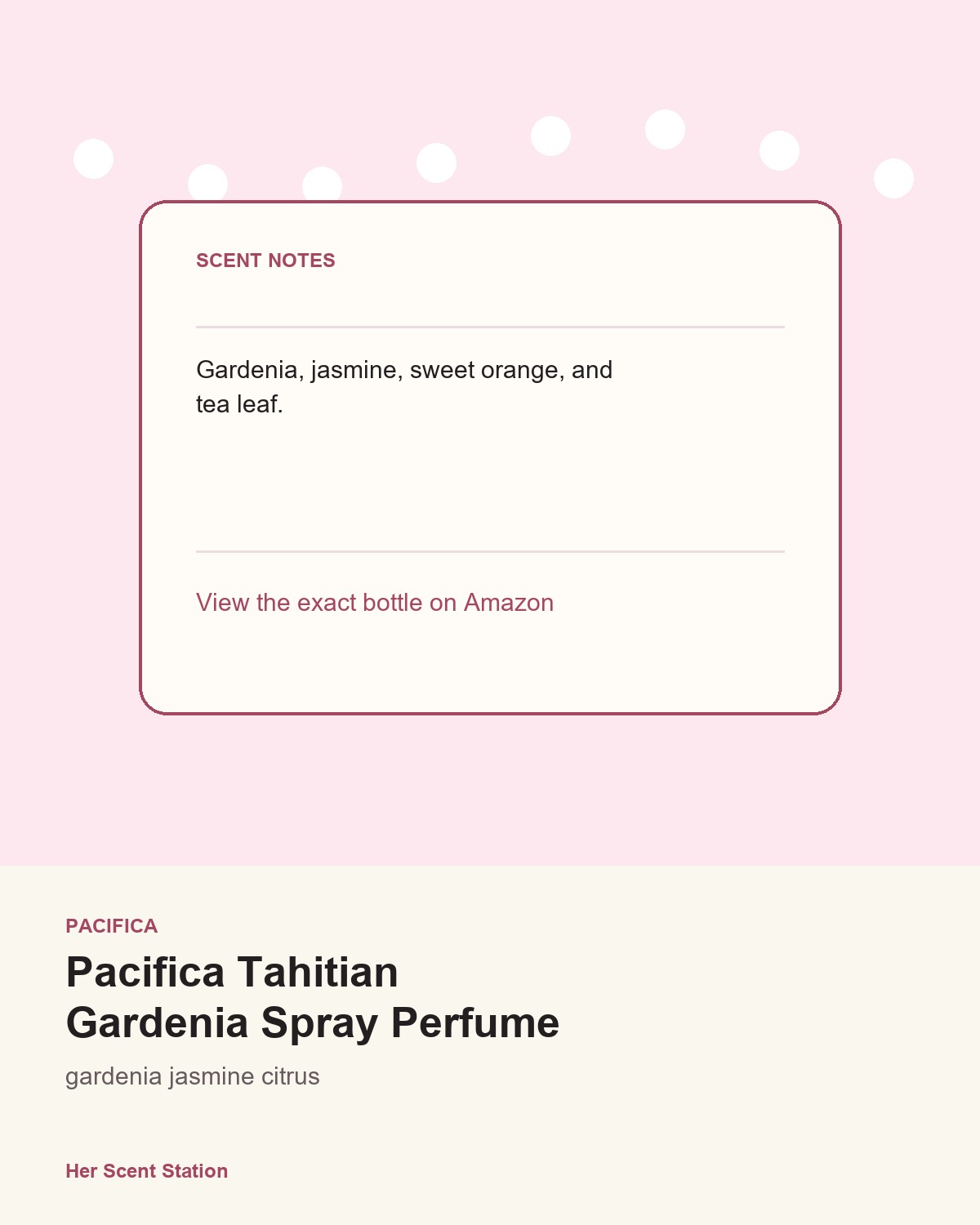 Pacifica Tahitian Gardenia Spray Perfume