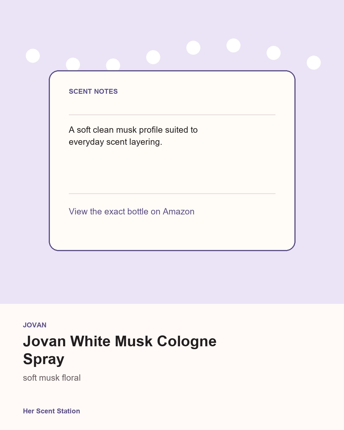 Jovan White Musk Cologne Spray