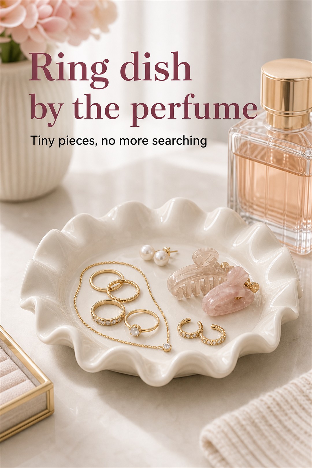 ceramic ring dish for Her Scent Station