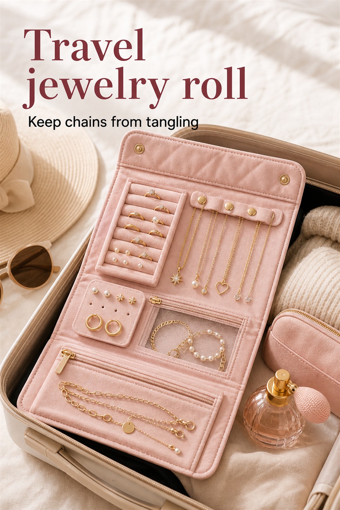 travel jewelry case for Her Scent Station